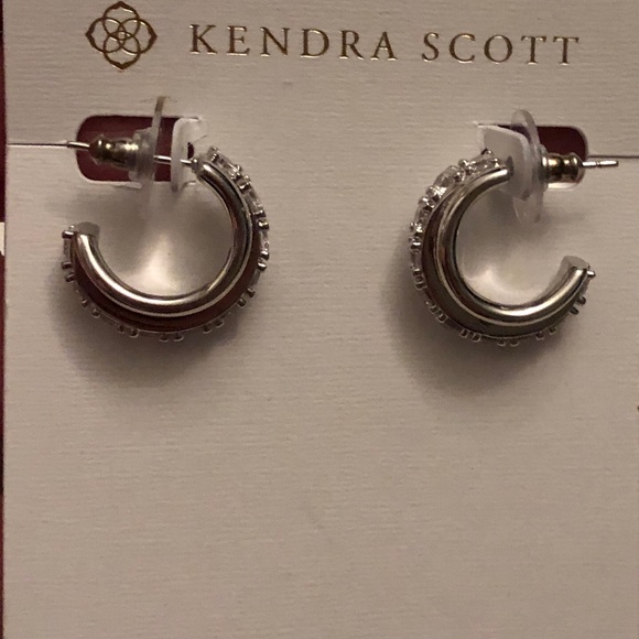 Kendra Scott silver Livy earrings - Picture 7 of 9